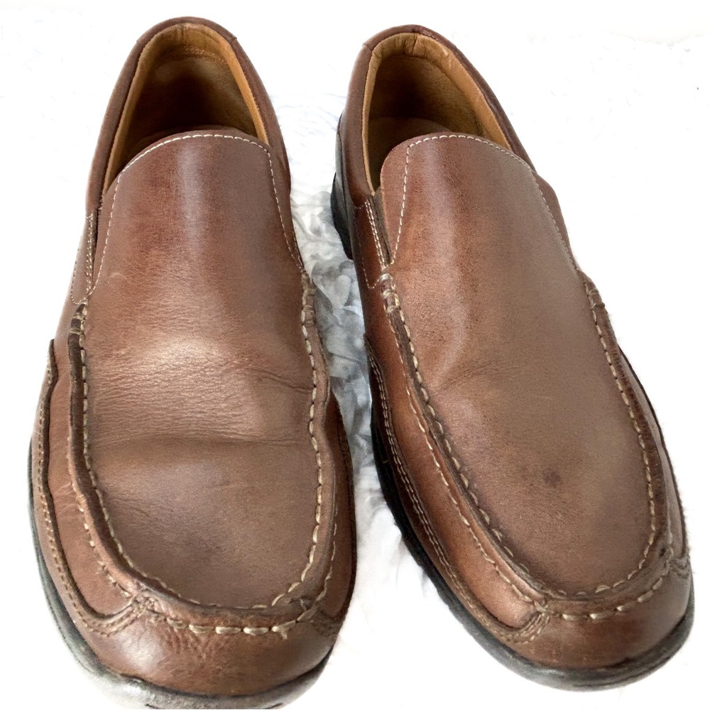 Cole Haan Hughes Grand OS Men's Venetian Leather Loafer Brown C20244 Sz 9M